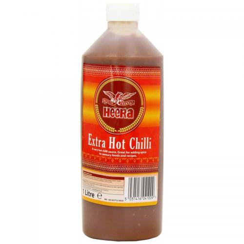 Heera Extra Hot Chilli Sauce (1L)