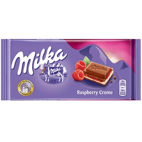 Milka Raspberry Creme (100g)