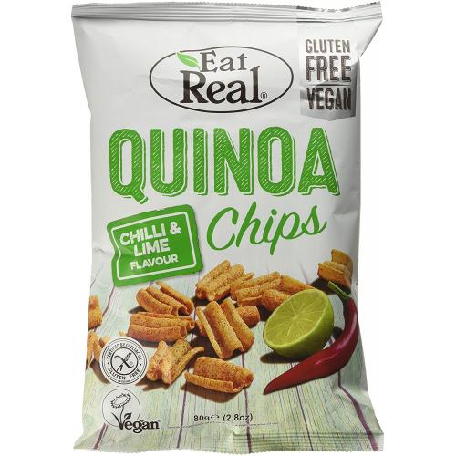 Eat Real Quinoa Chips - Chilli & Lime (80g)