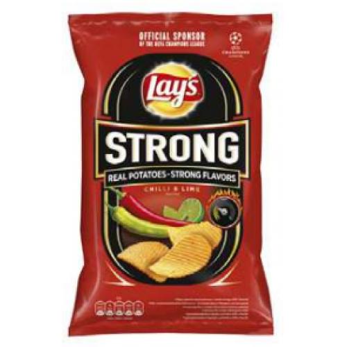 Lays Crisps Strong Chilli (130g)