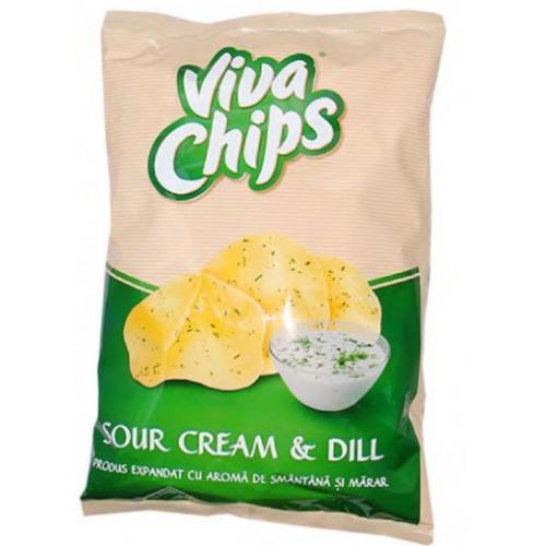 Viva Crisps - Sour Cream (100g)