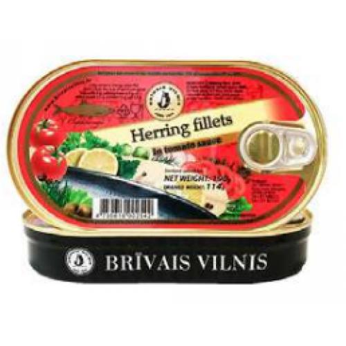 BRIVAIS VILNIS FILLETS HERRING TMT 190g