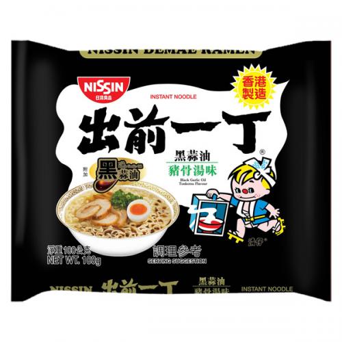 Nissin Black Garlic Tonkotsu Noodles 100g