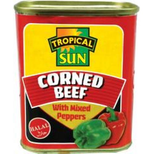 TS CORNED BEEF WITH MIXED PEPPER 340g