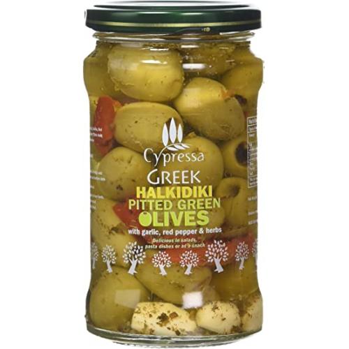 Cypressa Greek Mixed Olives Hot Garlic (315g)
