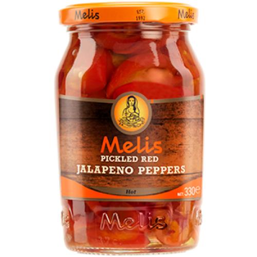 Melis Pickled Red Jalapenos (330g)
