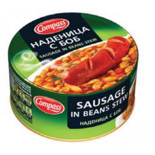 Compass Sausage in Beans (300g)