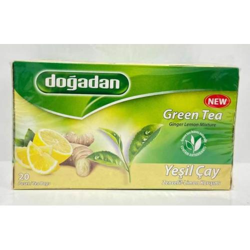 Dogadan Green Tea - Ginger & Lemon (20 Bags)