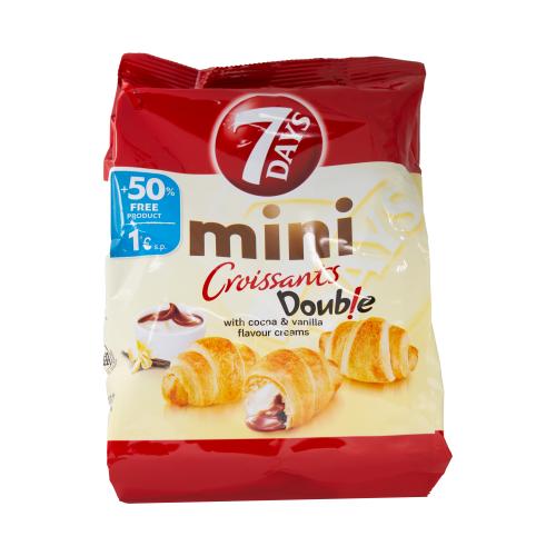 7 Days Mini Croissant - Double Vanilla (185g)