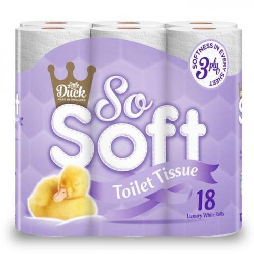 LD So Soft Toilet Tissue (18 Rolls)