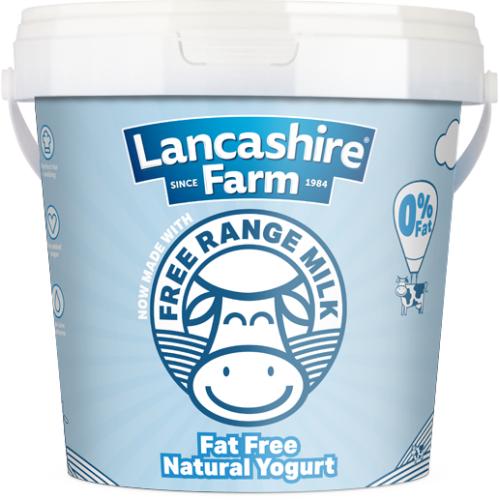 Lancashire Farm Natural Yoghurt - Zero Fat (400g)