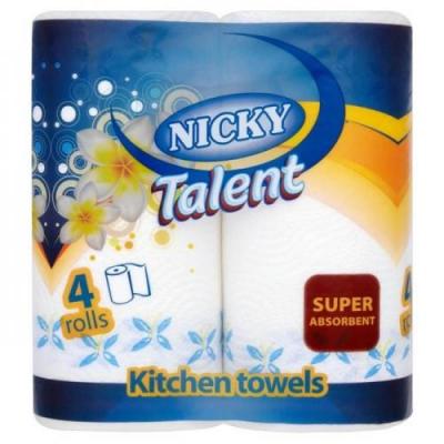 Nicky Talent Kitchen Towels (4 Rolls)