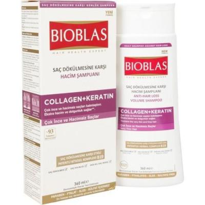 Bioblas Shampoo - Collagen & Keratin (360ml)