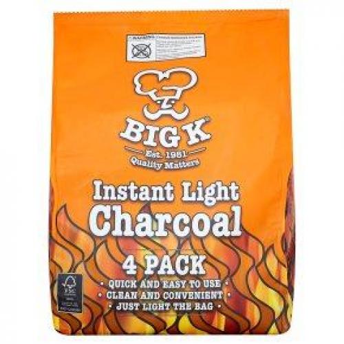 Instant Lighting Charcoal - 4 Pack (4kg)