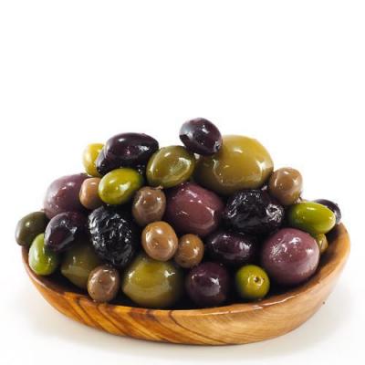 Marinated Olives - Whole Black & Green (500g)