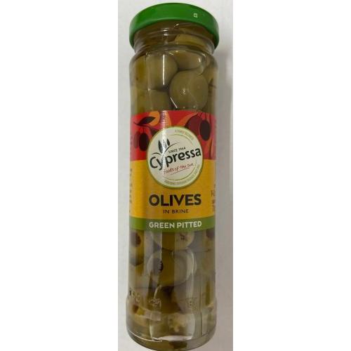 Cypressa Green Olives Pitted (142g)