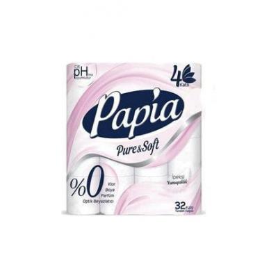 Papia Pure & Soft Toilet Tissue (32 Rolls)