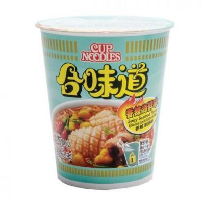Nissin Cup Spicy Seafood Noodles (73g)