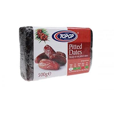 TOPOP BLOCK PITTED DATES 500g