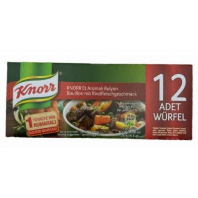 KNORR BEEF STOCK 12 120g
