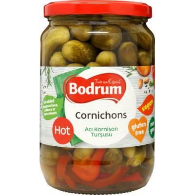 Bodrum Cornichons - Hot (680g)