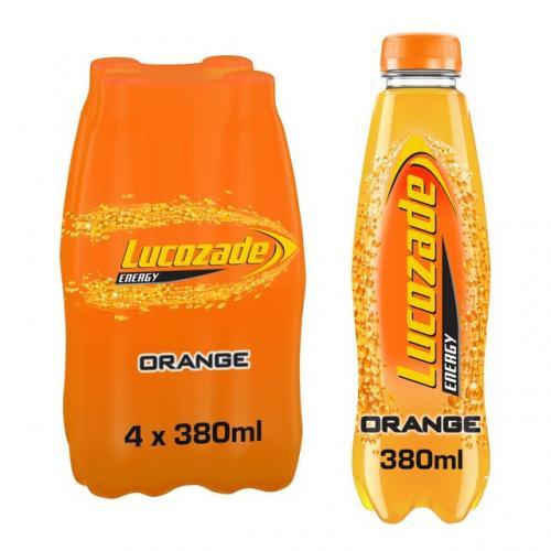 Lucozade Orange 380ml x 4