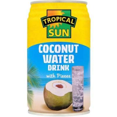 Tropical Sun Coconut Water Pieces 330ml