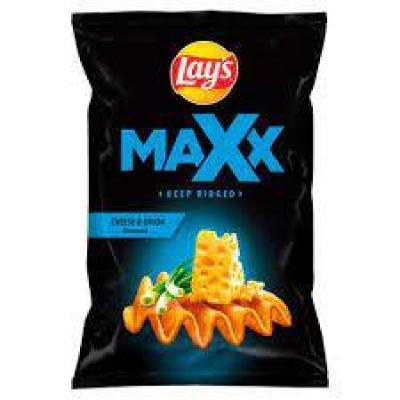 Lays Max Crisps - Cheese & Onion (130g)