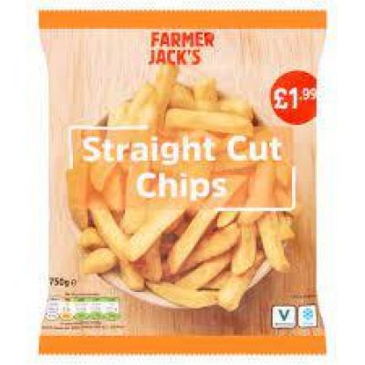 Farmer Jacks Straight Cut Chips 750g