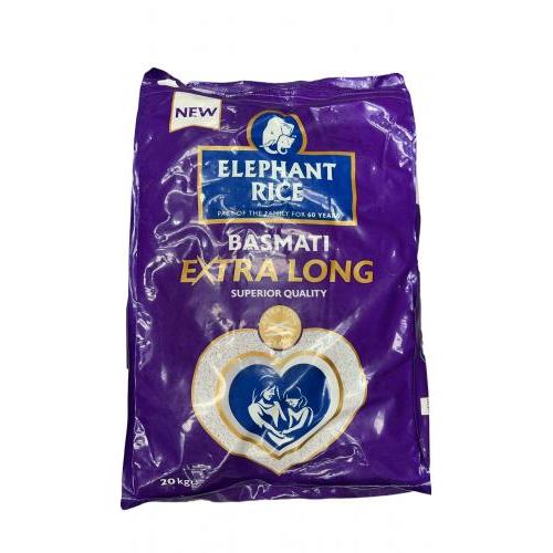 Elephant Extra Long Basmati Rice 20kg